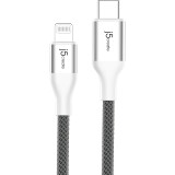 Кабель USB Type-C - Lightning, 1.2м, j5create JLC15W