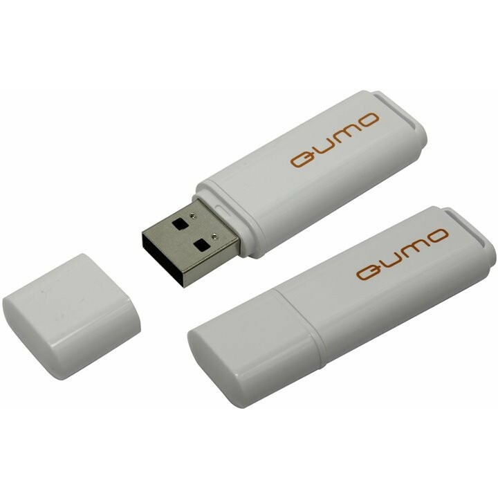 USB Flash накопитель 8Gb QUMO Optiva 01 White - QM8GUD-OP1-white