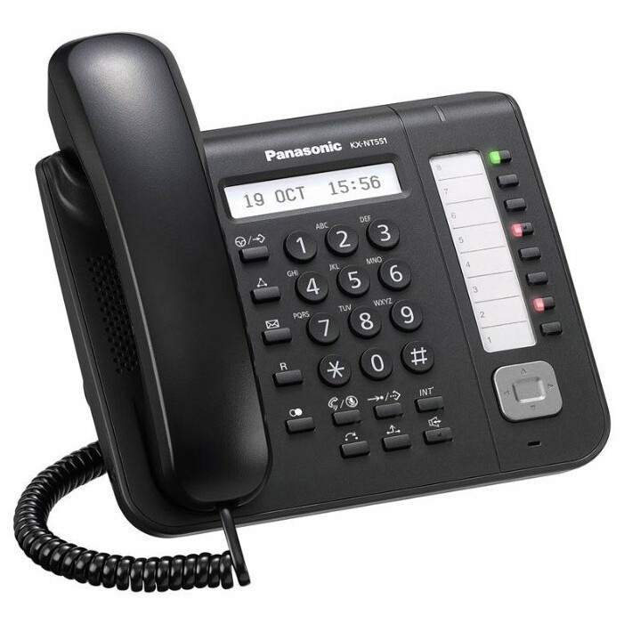 VoIP-телефон Panasonic KX-NT551RU-B