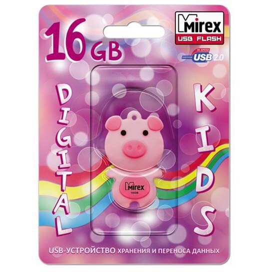 USB Flash накопитель 16Gb Mirex Pig - 13600-KIDPIP16