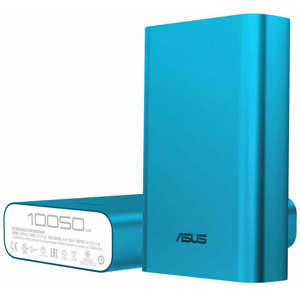 Внешний аккумулятор ASUS ZenPower ABTU005 10050 мАч Blue (90AC00P0-BBT029) - 90AC00P0-BBT029/90AC00P0-BBT079