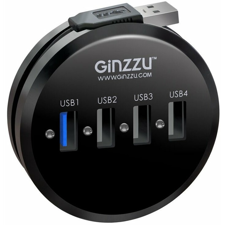 USB-концентратор Ginzzu GR-314UB
