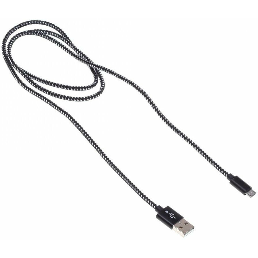 Кабель USB A (M) - microUSB B (M), 1м, Buro BHP RET MICUSB-BR Black