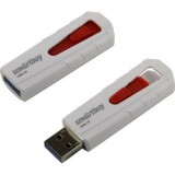 USB Flash накопитель 16Gb SmartBuy IRON White/Red (SB16GBIR-W3)