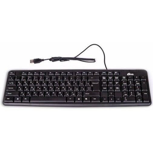 Клавиатура Ritmix RKB-103 Black USB