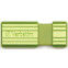 USB Flash накопитель 16Gb Verbatim PinStripe Green (49070)