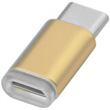 Переходник microUSB (F) - USB Type-C, Greenconnect GCR-UC3U2MF-G