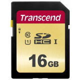 Карта памяти 16Gb SD Transcend  (TS16GSDC500S)