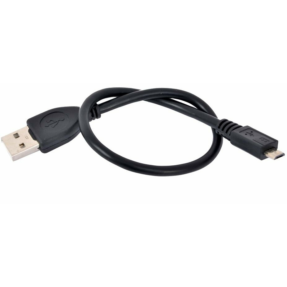 Кабель USB A (M) - microUSB B (M), 0.3м, Gembird CCP-mUSB2-AMBM-0.3M