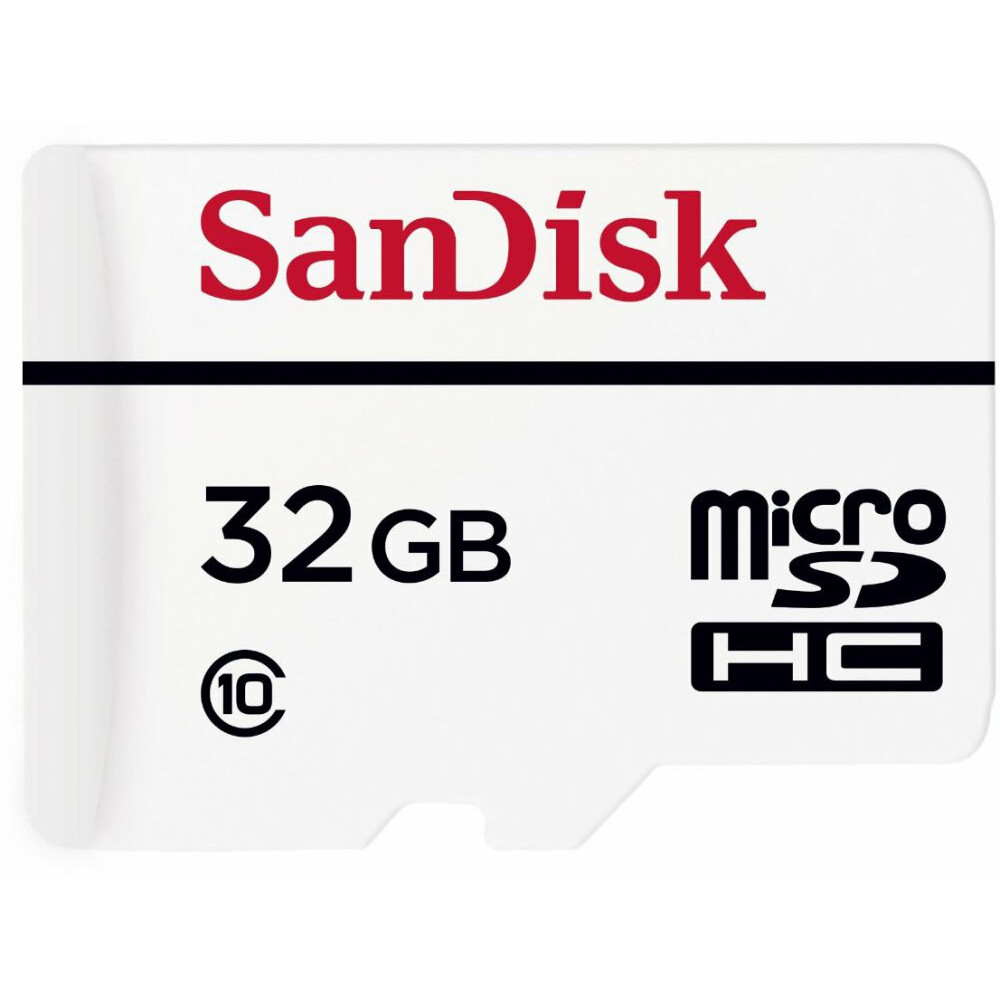 Карта памяти 32Gb MicroSD SanDisk High Endurance Video + SD адаптер  (SDSDQQ-032G-G46A)