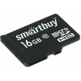 Карта памяти 16Gb MicroSD SmartBuy (SB16GBSDCL10-00)