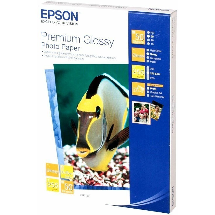 Бумага Epson C13S041729 (A6, 255 г/м2, 50 листов)