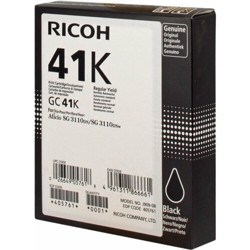 Картридж Ricoh GC 41K Black - 405761