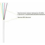 Телефонный кабель NIKOLAN NKL 2026A-WT, 100м