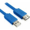 Кабель удлинительный USB A (M) - USB A (F), 0.3м, Greenconnect GCR-UEC2M2-BD-0.3m