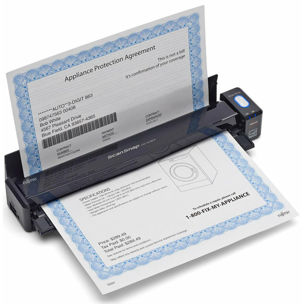 Документ-cканер Fujitsu ScanSnap iX100 (PA03688-B001)