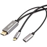 Кабель USB Type-C - DisplayPort, 1.8м, VCOM CU422MCPD-1.8M