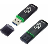 USB Flash накопитель 8Gb SmartBuy Glossy Dark Grey (SB8GBGS-DG)