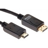 Кабель DisplayPort (M) - HDMI (M), 1.8м, VCOM CG609-1.8M