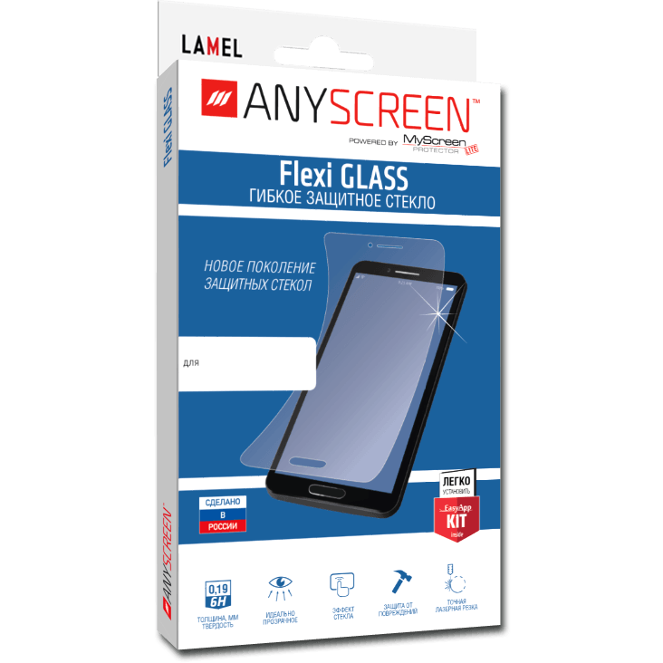 Защитное стекло MyScreen Flexi GLASS для Samsung Galaxy A8S - 401097