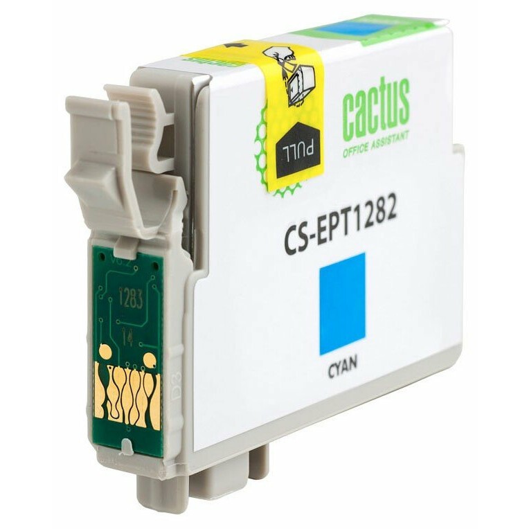 Картридж Cactus CS-EPT1282 Cyan