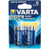 Батарейка Varta High Energy / Longlife Power (C, 2 шт) (04914121412)