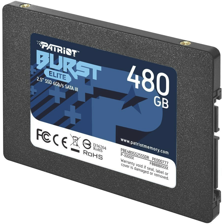 Накопитель SSD 480Gb Patriot Burst Elite (PBE480GS25SSDR)