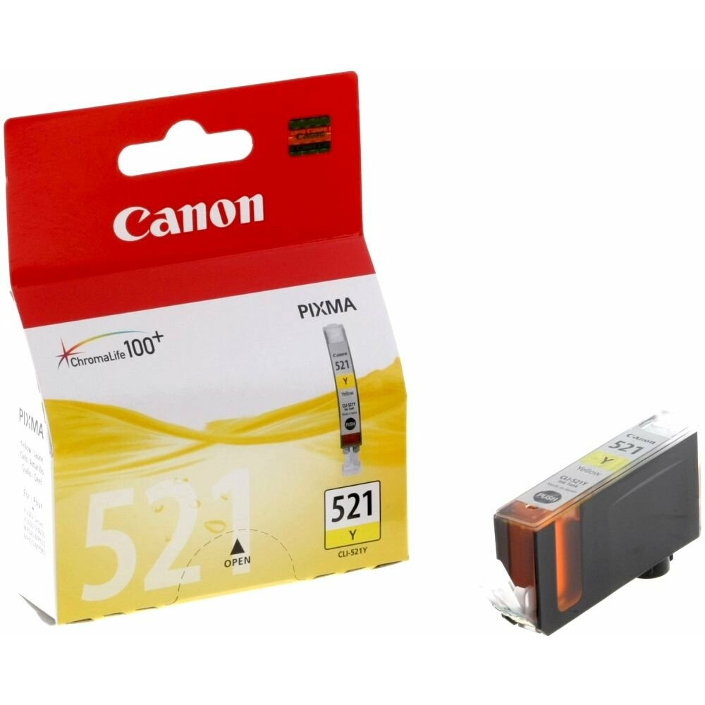 Картридж Canon CLI-521 Yellow - 2936B001/2936B004
