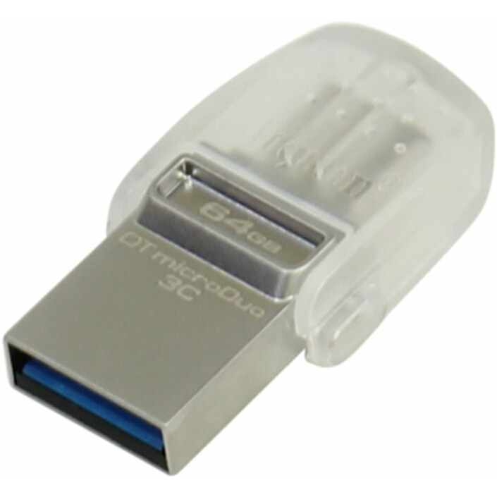 USB Flash накопитель 64Gb Kingston DataTraveler microDuo 3C (DTDUO3C/64GB)