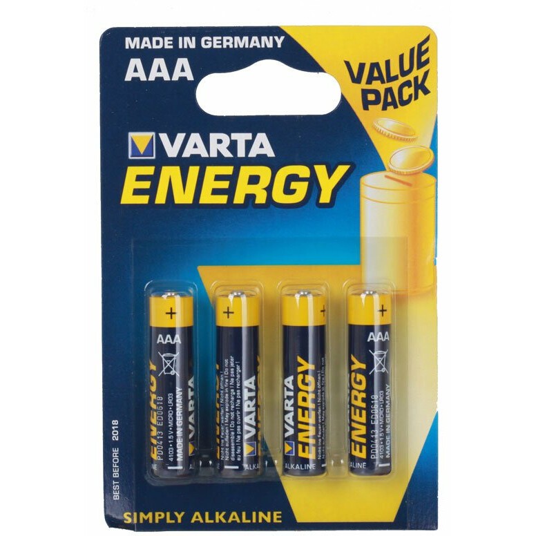 Батарейка Varta Energy (AAA, 4 шт) - 04103229414