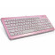 Клавиатура Delux K1500 Pink/White