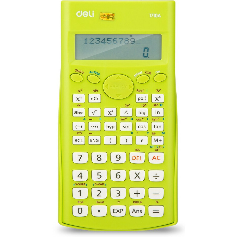 Калькулятор Deli E1710A Green - E1710A/GRN