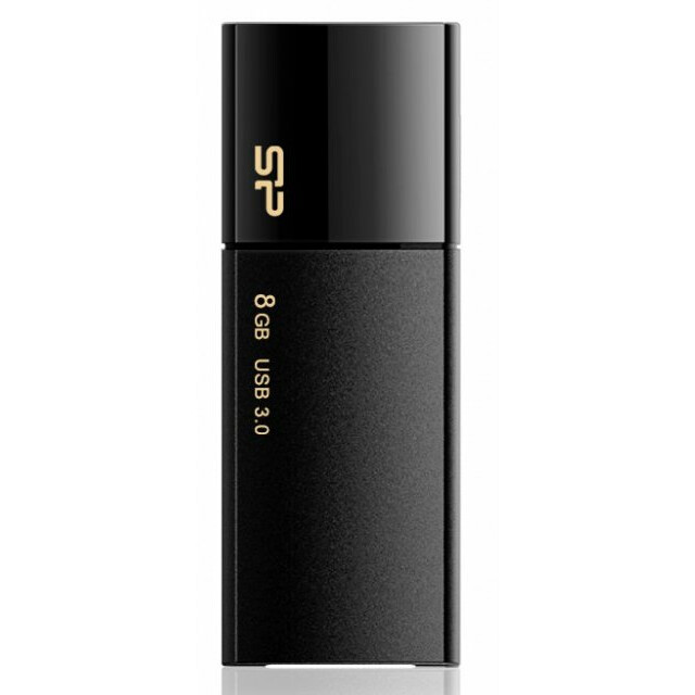 USB Flash накопитель 8Gb Silicon Power Blaze B05 Black (SP008GBUF3B05V1K)