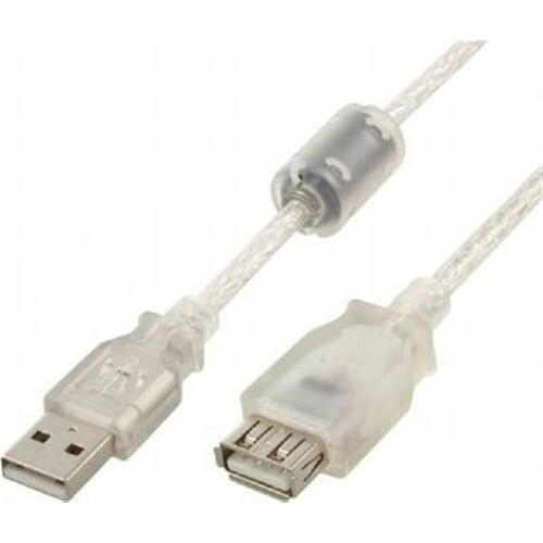 Кабель удлинительный USB A (M) - USB A (F), 4.5м, Gembird CCF-USB2-AMAF-TR-15