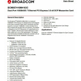 Сетевая карта Broadcom BCM957416M4163C