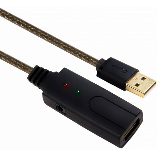 Кабель удлинительный USB A (M) - USB A (F), 10м, Greenconnect GCR-UEC3M2-BD2S-10.0m - GCR-UEC3M2-BD2S-10.0m/44-050618