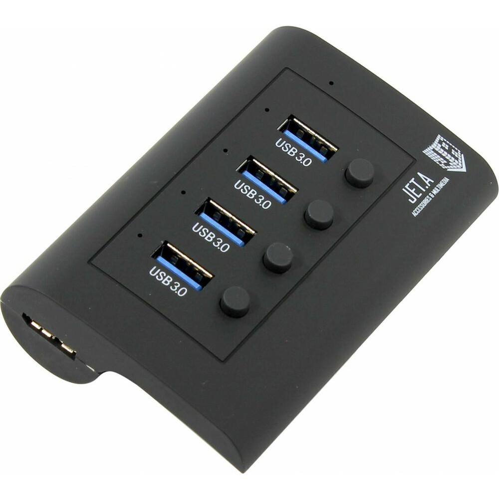 USB-концентратор Jet.A JA-UH34 Black