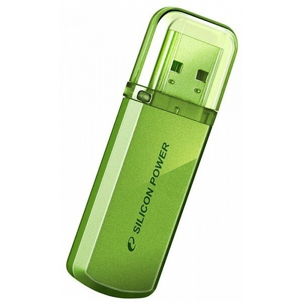 USB Flash накопитель 64Gb Silicon Power Helios 101 Green (SP064GBUF2101V1N)