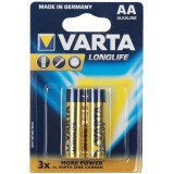 Батарейка Varta Long Life (AA, 2 шт) (04106101412)