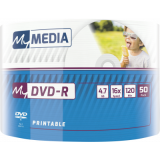 Диск DVD-R MyMedia 4.7Gb 16x Pack Wrap Printable (50шт) (69202)