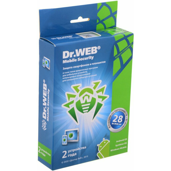 ПО Dr.Web Mobile Security (BHM-AA-24M-2-A3)