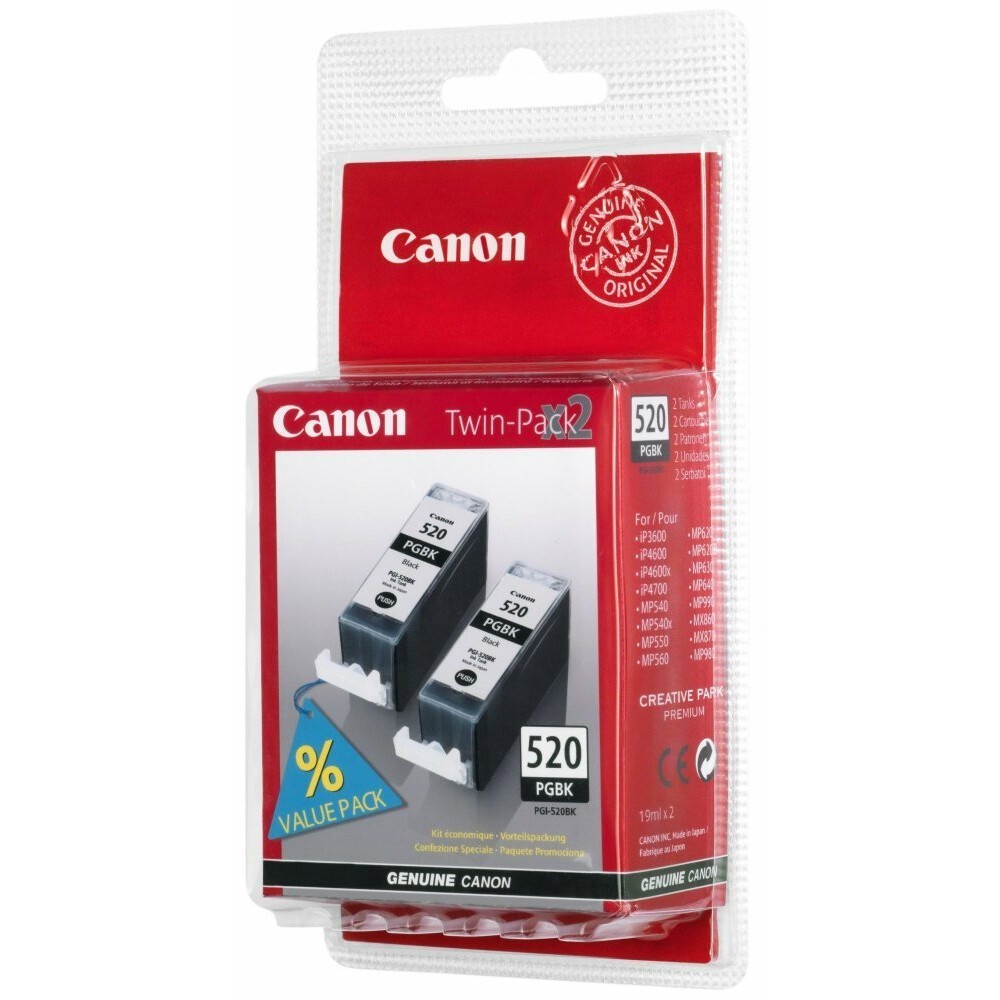 Картридж Canon PGI-520 Black (2 шт.) - 2932B012/2932B009