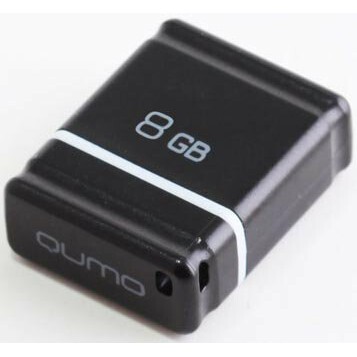 USB Flash накопитель 8Gb QUMO Nano Black - QM8GUD-NANO-B