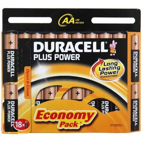 Батарейка Duracell Basic (AA, Alkaline, 18 шт) - LR6-18BL