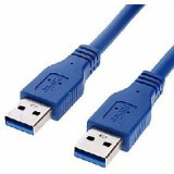 Кабель USB A (M) - USB A (M), 1м, Gembird CCP-USB3-AMAM-1M