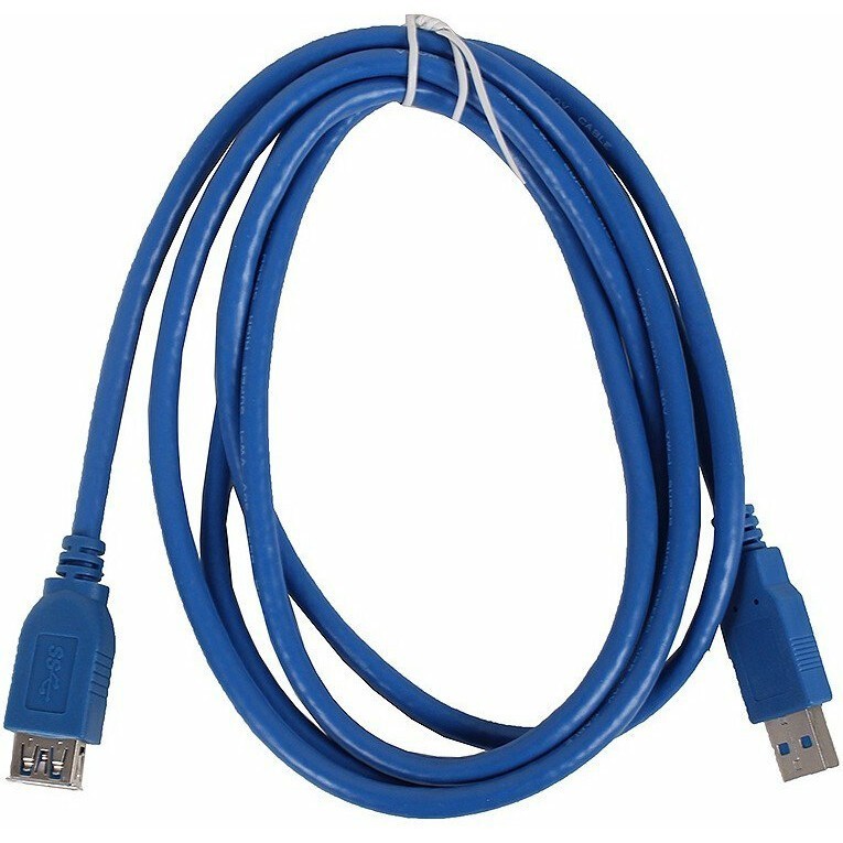Кабель удлинительный USB A (M) - USB A (F), 1.8м, VCOM VUS7065-1.8M
