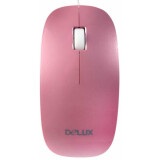 Мышь Delux DLM-111 Pink/White (DLM-111BUPW)