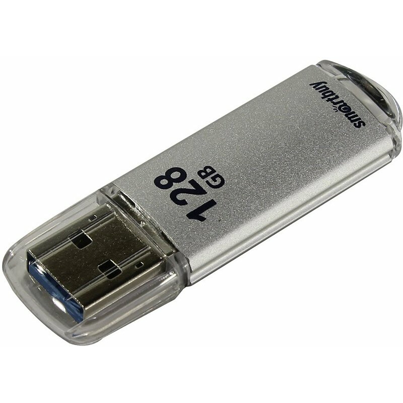 USB Flash накопитель 128Gb SmartBuy V-Cut Silver (SB128GBVC-S3)