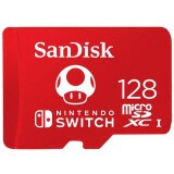 Карта памяти 128Gb MicroSD SanDisk Nintendo Switch (SDSQXAO-128G-GNCZN)