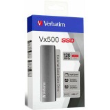 Внешний накопитель SSD 120Gb Verbatim Vx500 (47441)